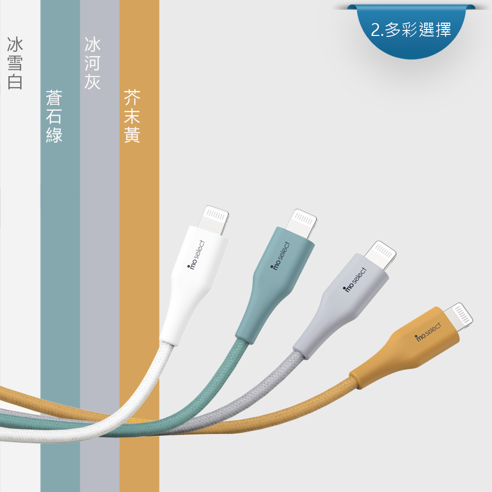 2入組 MFi認證iPhone充電線