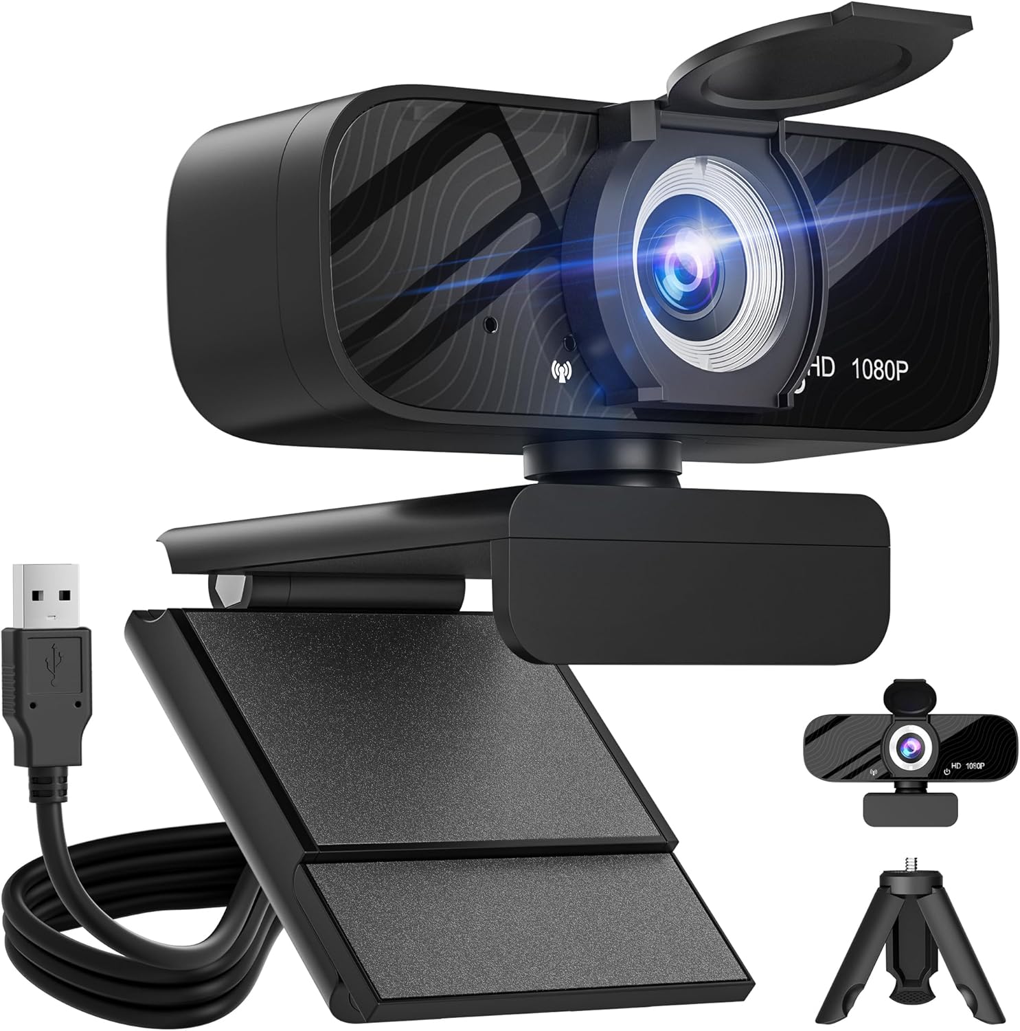 Full HD 1080P 視訊網路攝影機和廣角相機